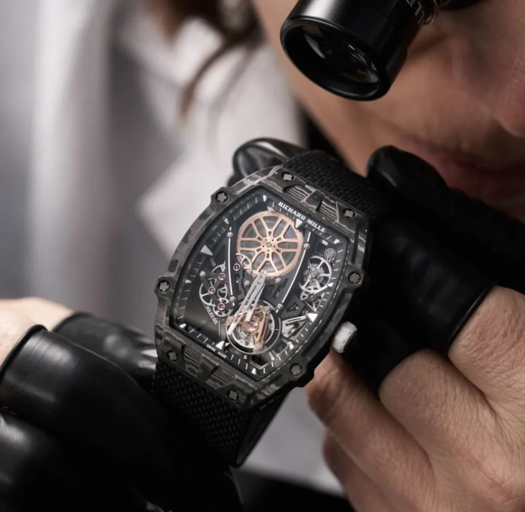 Richard Mille RM 27-05 Rafael Nadal flying tourbillon replica with carbon TPT case
